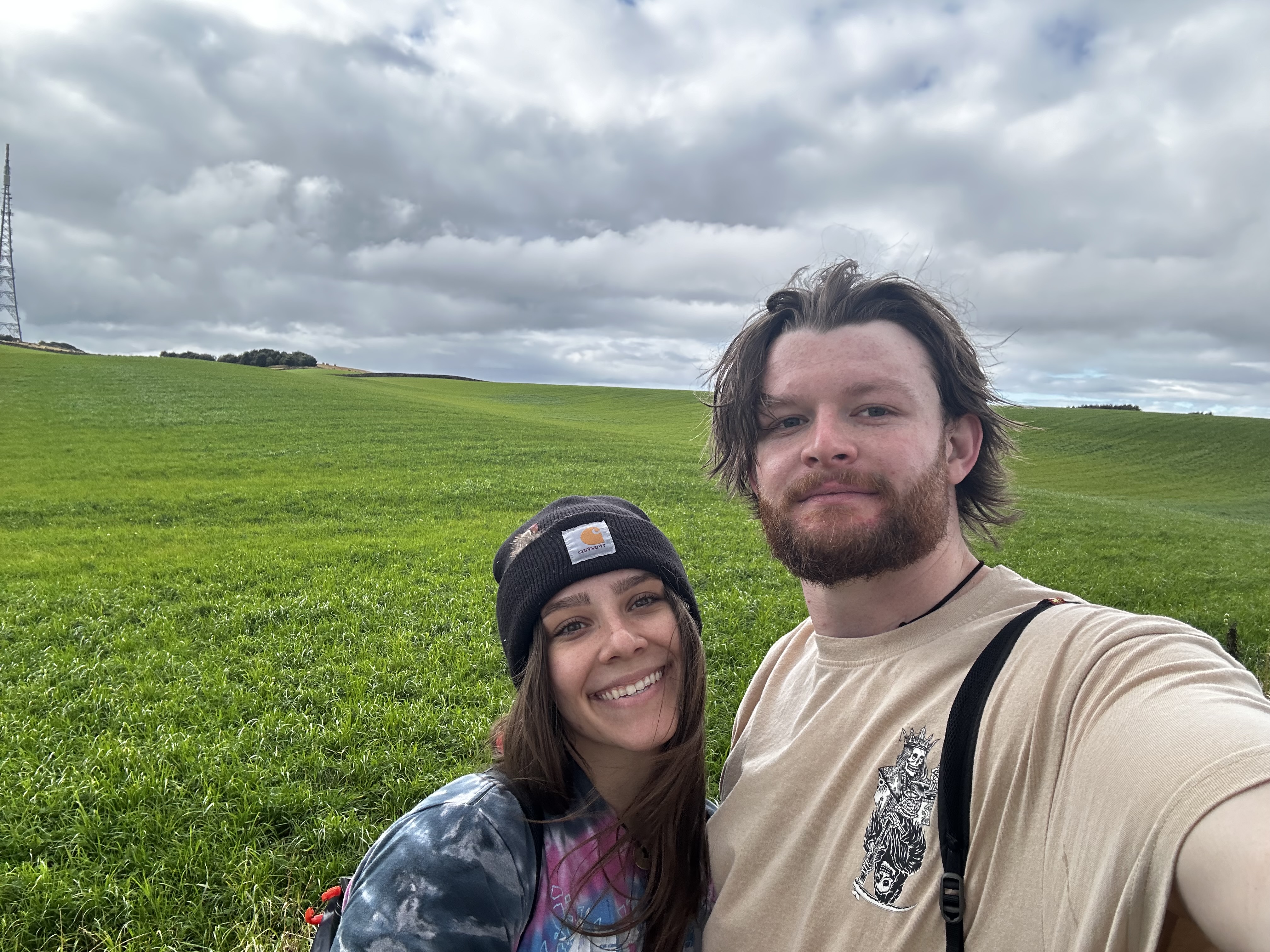 James & gf in the Highlands of Scotland.